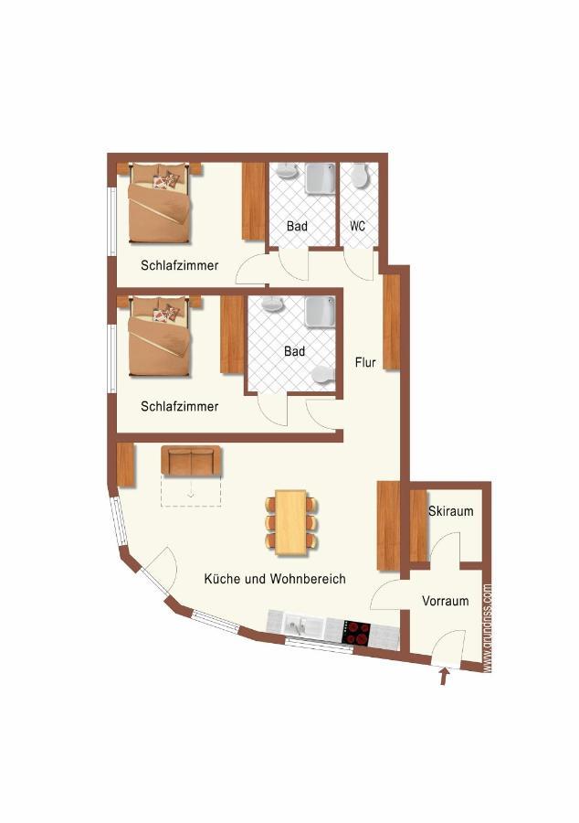 Haus Woehrer / Appartement Fischbacher Schladming Ngoại thất bức ảnh